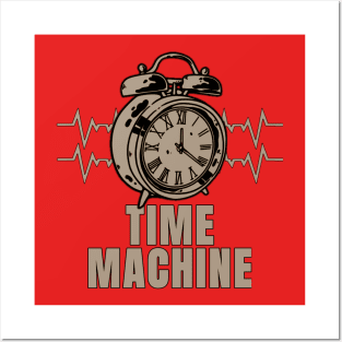 Time machine brown Posters and Art